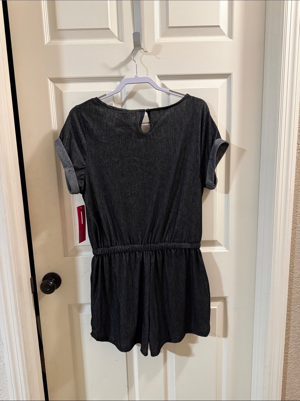 shosho Dark Blue Denim-Style Tank Top - Picture 3 of 3